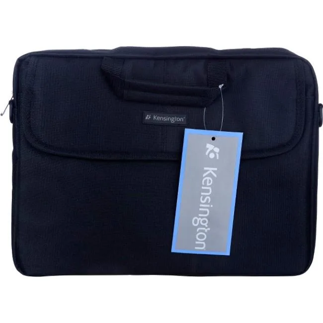 Black laptop sleeve with shoulder strap for 15.6 inch notebook