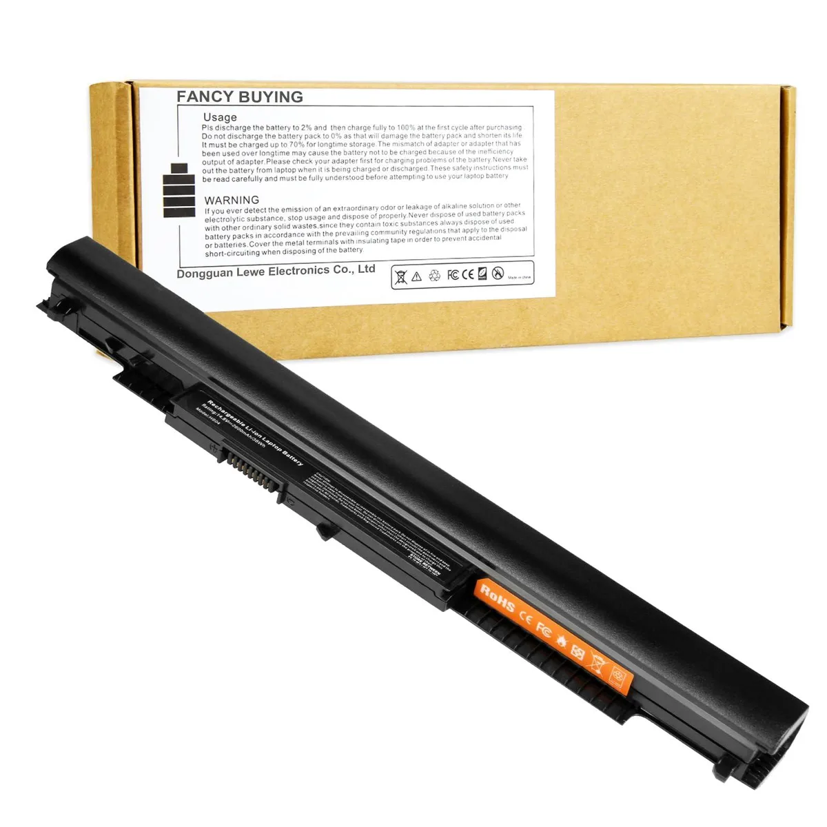  2-Power HS04 38Wh laptop battery 14.8V 2600mAh — product photo