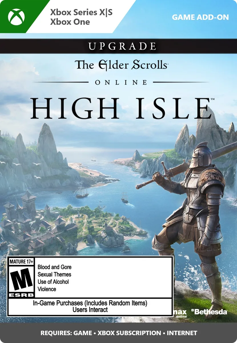 Bethesda Softworks Bethesda Softworks 7CN-00098 The Elder Scrolls Online High Isle Upgrade downloadable game — product photo