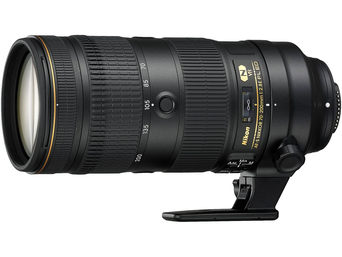 Nikon Inc Nikon Inc 20063 AF-S NIKKOR 70-200mm f/2.8E FL ED VR camera lens — product photo