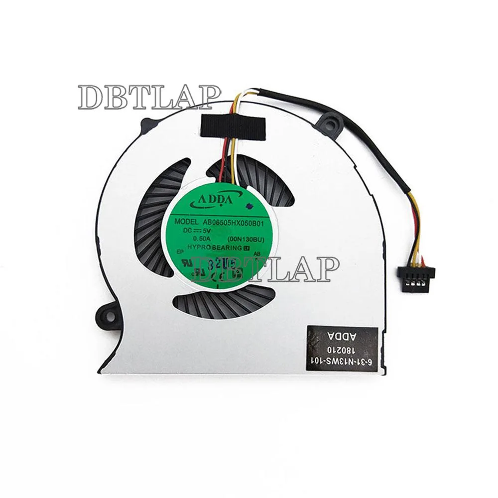 DBTLAP DBTLAP Laptop CPU Cooling Fan 4pin for ADDA AB06505HX050B01 — product photo