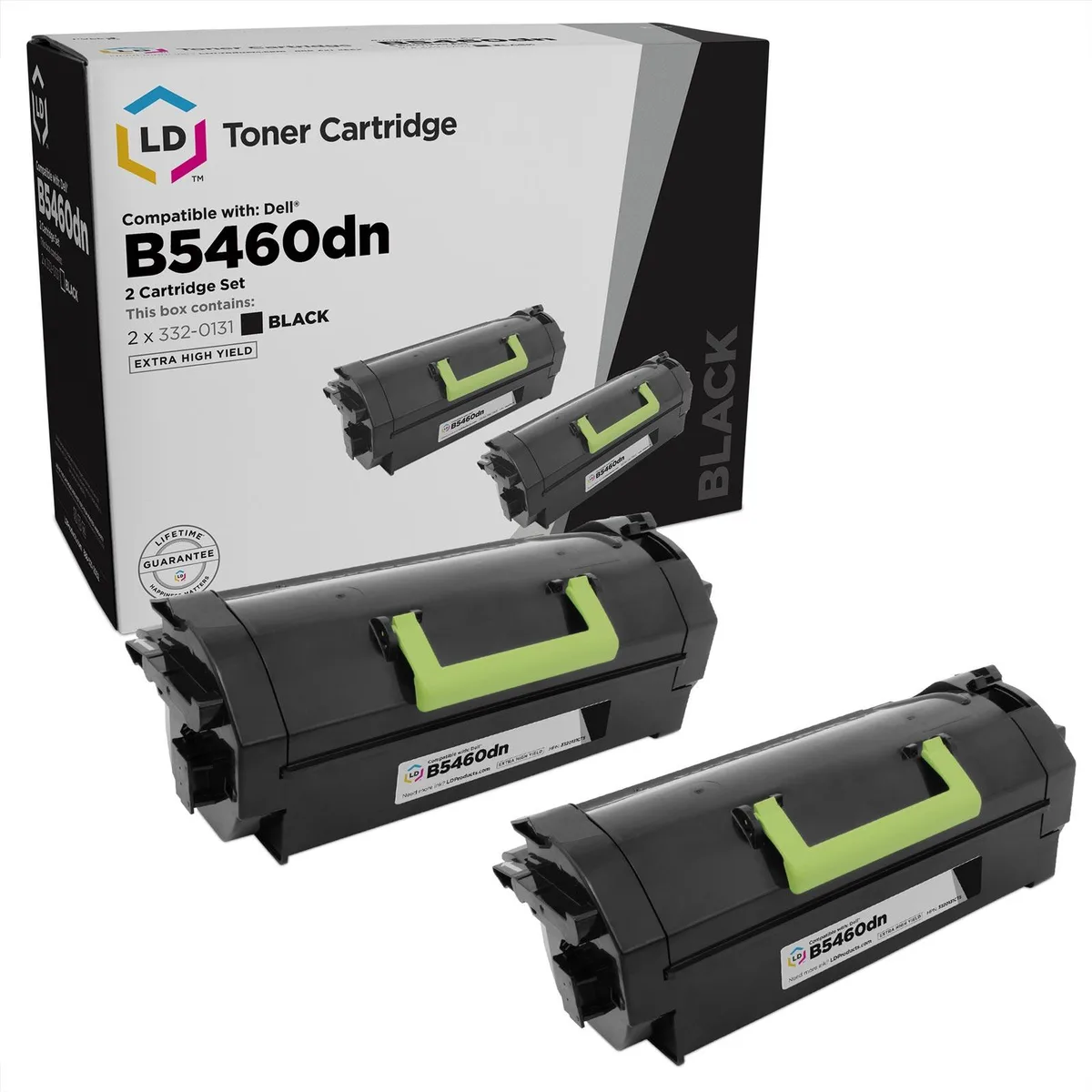LD Products LD Products Toner Cartridge 332-0131 Black 2-Pack 100000 Pages — product photo
