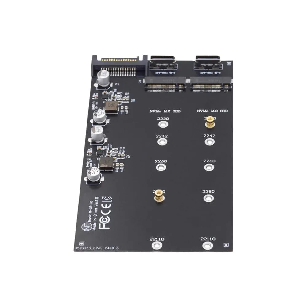 Fervit Fervit M.2 to Oculink Adapter PCIe 4.0/5.0 x4 SFF-8611/8612 NVME 2230-22110mm — product photo