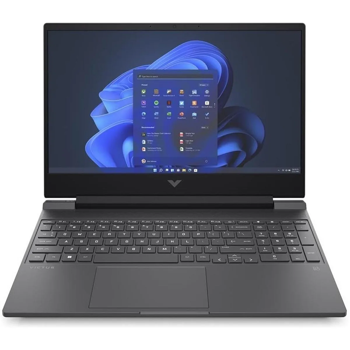 HP HP Victus 15-fa1030nr laptop Core i5-12450H 8GB 512GB GTX 1650 15.6" Silver — product photo