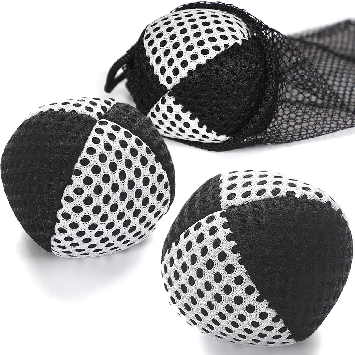  Juggling Balls Set of 3 Black White 4.2 oz — product photo