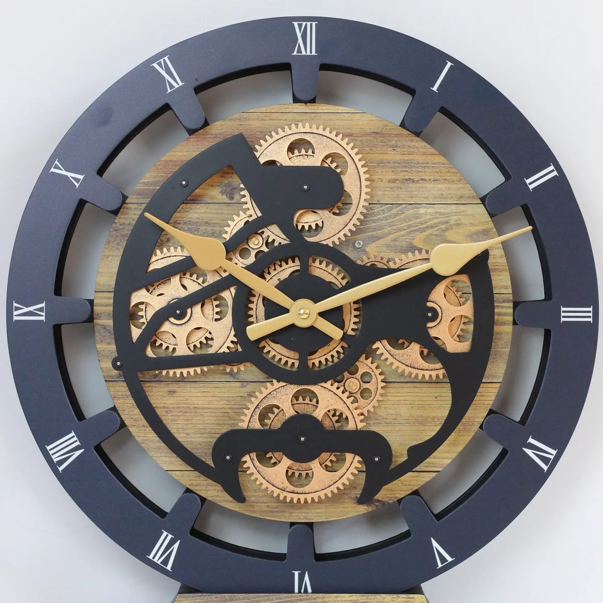 The Gears Clock The Gears Clock CANADA LINE 16 inch Gold Antique clock — product photo