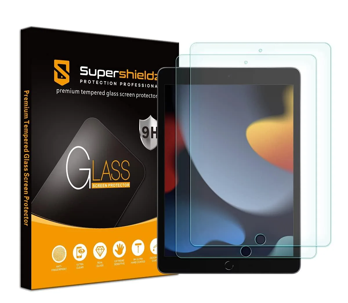 Supershieldz For 10.2 2pcs Tempered Glass Screen Protector 2 Pack — product photo