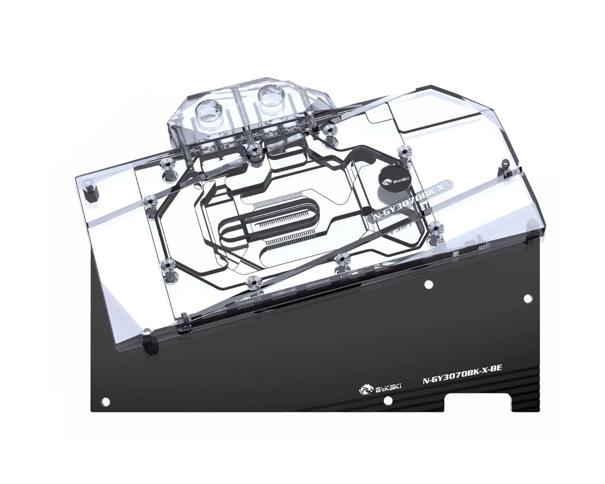 Bykski Bykski GPU Water Block &amp; Backplate for Galaxy/Gainward RTX 3070 — product photo
