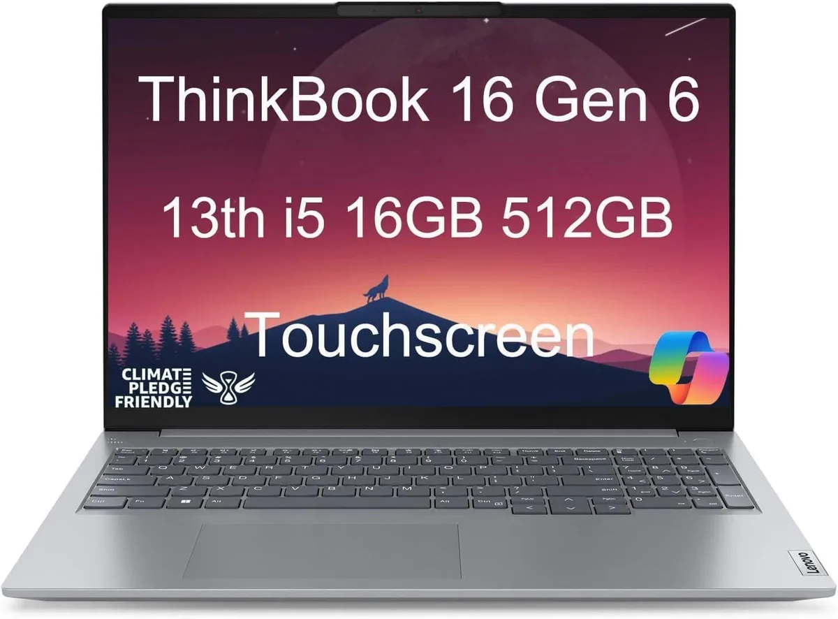 Lenovo Lenovo ThinkBook 16 G6 IRL laptop i5-13420H 16GB DDR5 512GB 16" FHD+ Touch — product photo