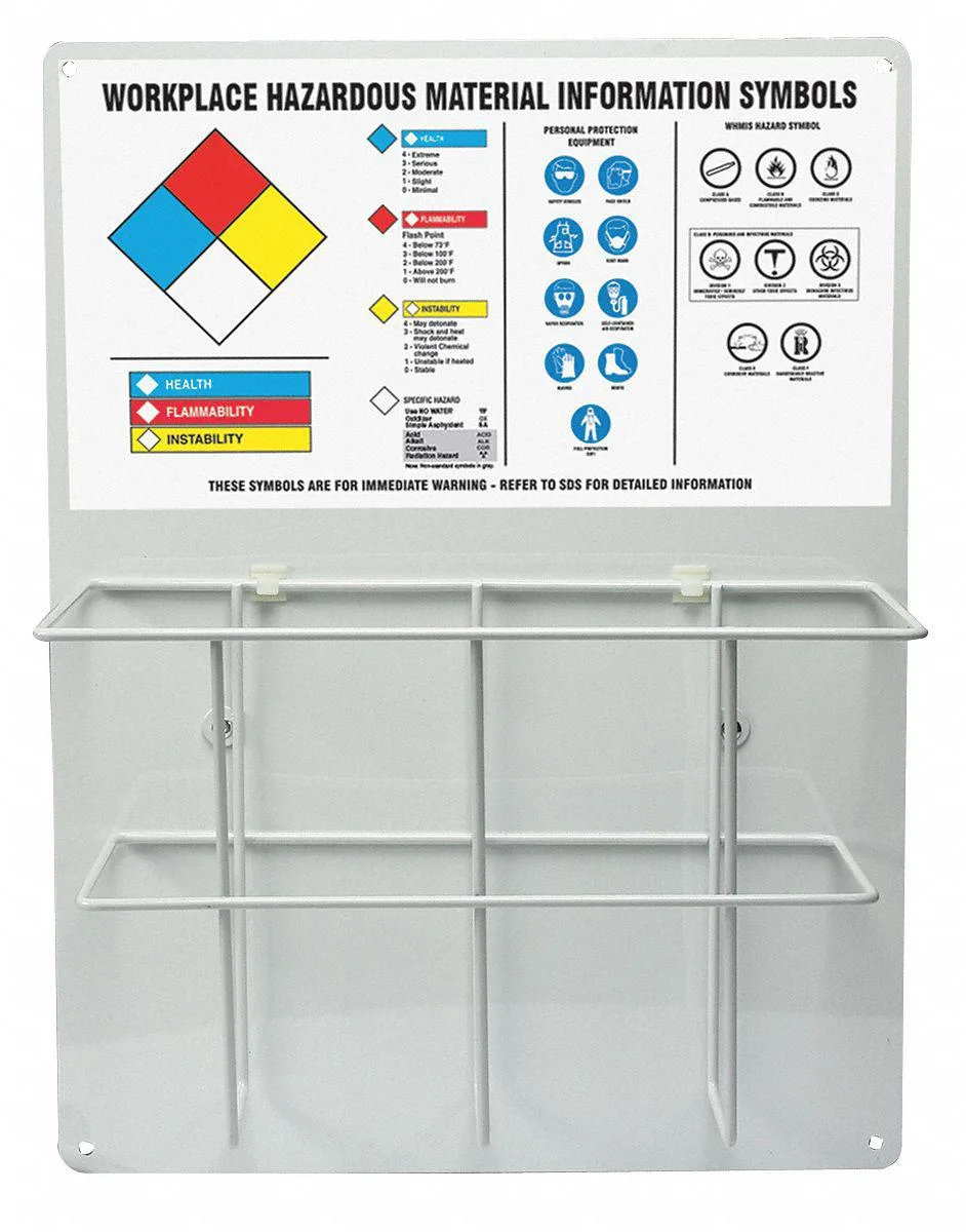 Accuform Signs Accuform Signs ZRS350 RTK/WHMIS/SDS Centre Board 20x15 In — product photo