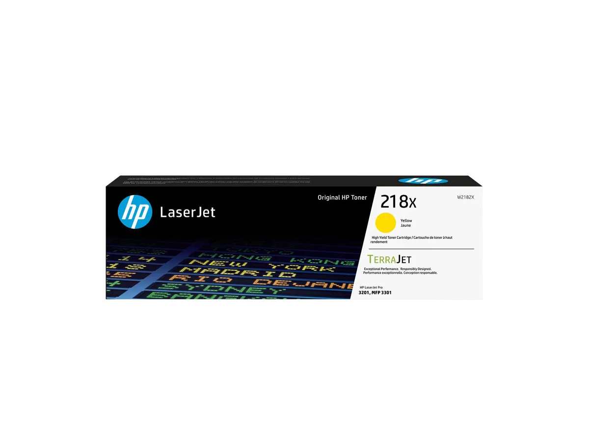 HP HP W2182X 218X High Yield Yellow Toner Cartridge ~2500 pages — product photo