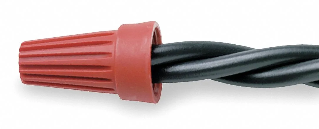 Red twist-on wire connectors in bulk pack of 250