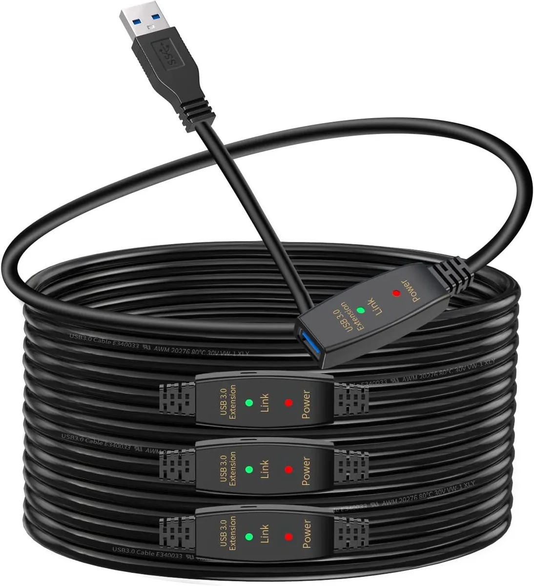 ESTONE ESTONE U310 Active USB 3.0 Extension Cable 100 FT — product photo
