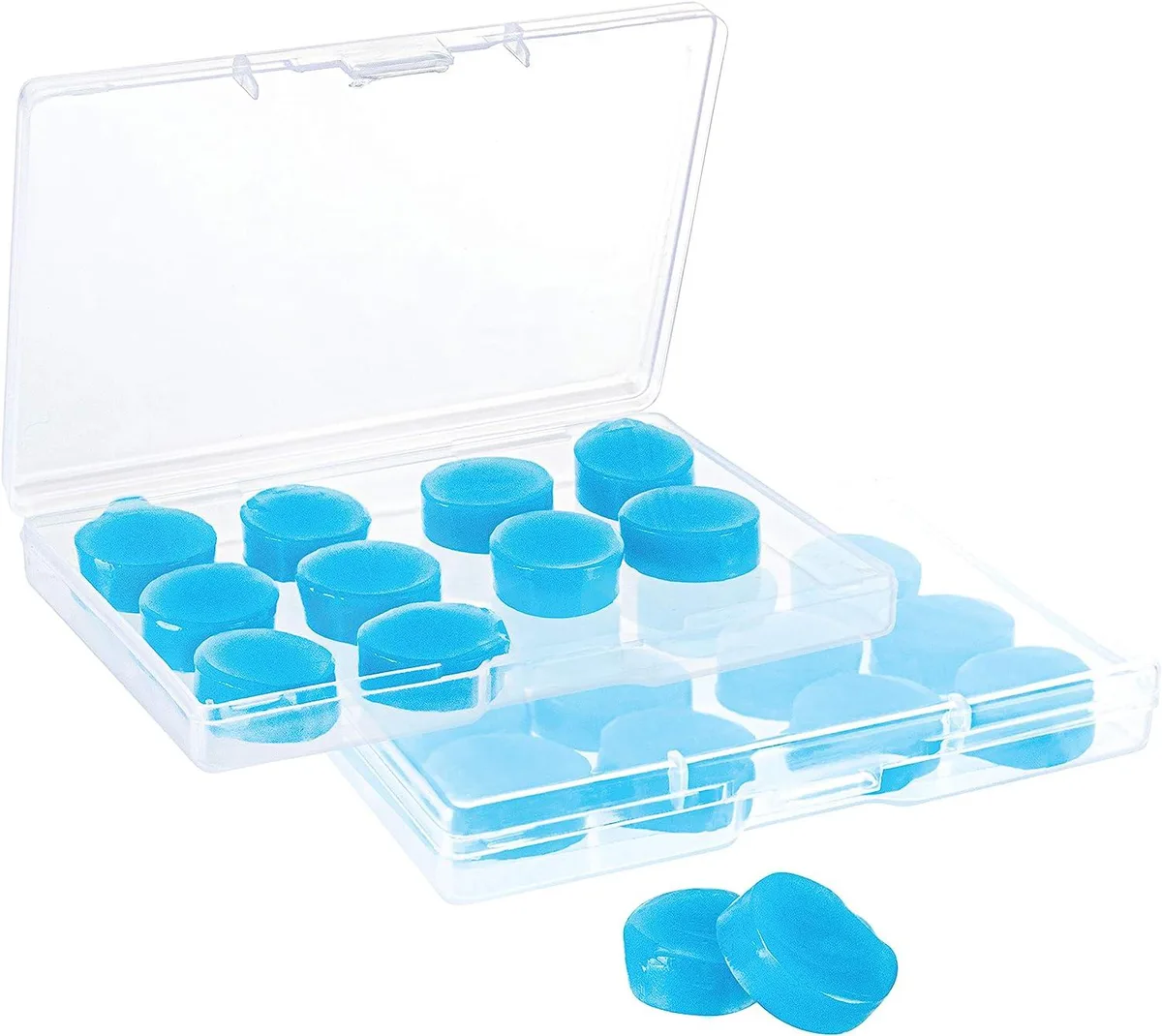 Quality Plugs by Rips Quality Plugs by Rips 12 Pairs Silicone Ear Plugs 25dB Blue personal protective equipment — product photo