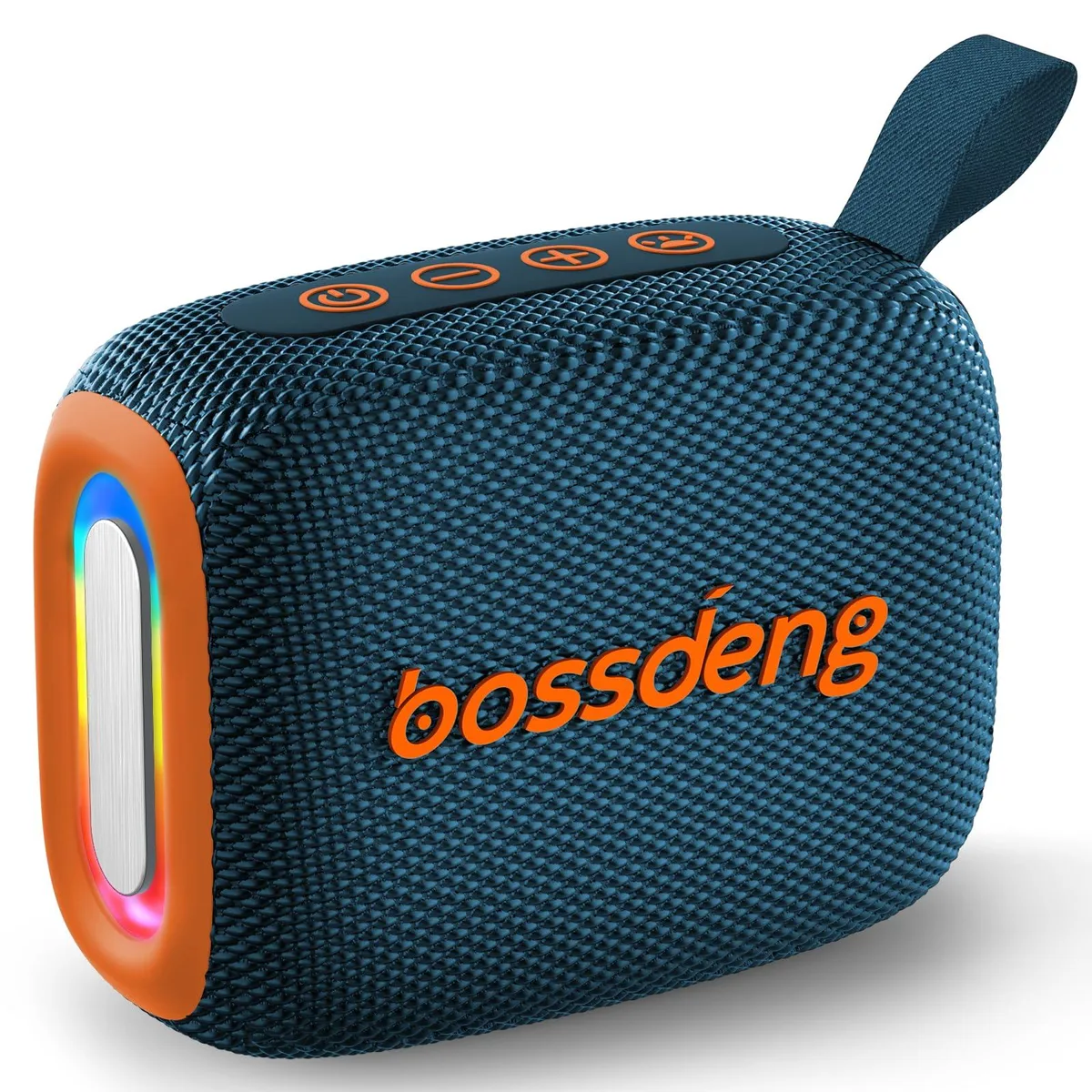 bossdeng J05 Portable Speaker, Blue, IPX5, Bluetooth 5.3, 10 h, Lanyard — product photo