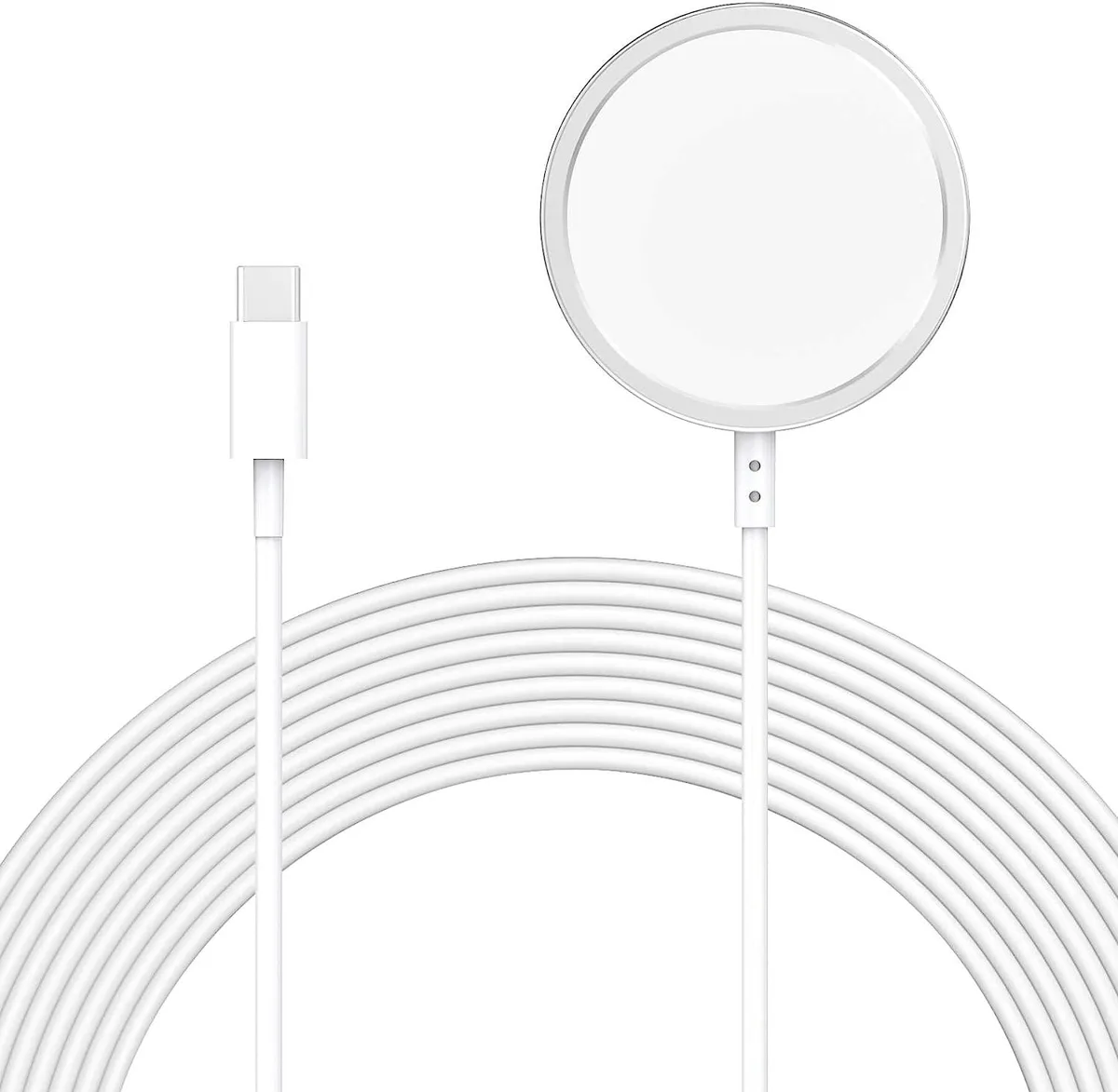 ZeroLemon ZeroLemon Magnetic Wireless Charger 10ft USB-C White — product photo