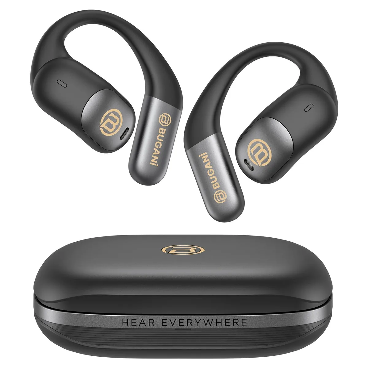 No Sew No Sew B15 Open-Ear Headphones Bluetooth 5.4 40H Black — product photo