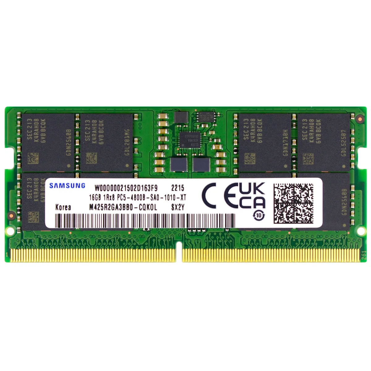 SAMSUNG SAMSUNG 16GB DDR5 4800MHz SO-DIMM laptop memory — product photo