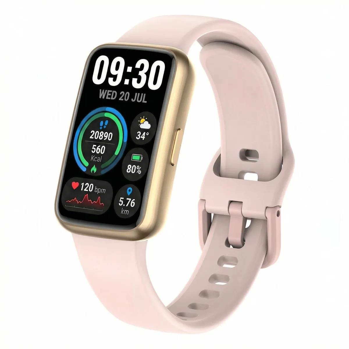  MOTIV IDB05 Fitness Tracker 1.47" Rose Gold — product photo