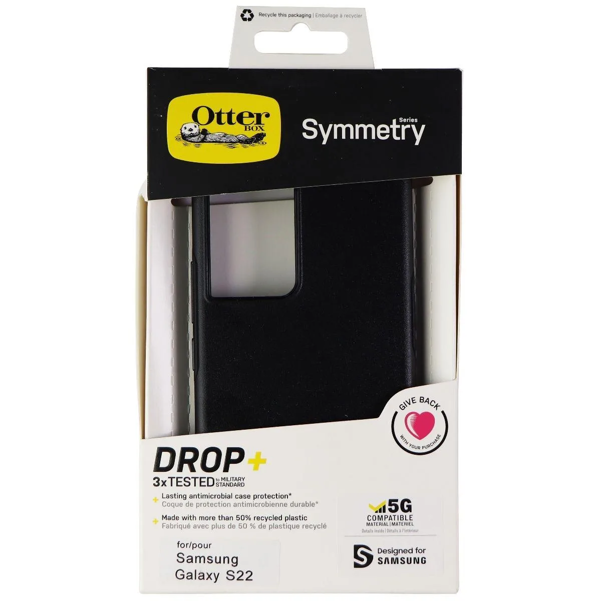 OtterBox OtterBox Symmetry Series Case Samsung Galaxy S22 Black — product photo