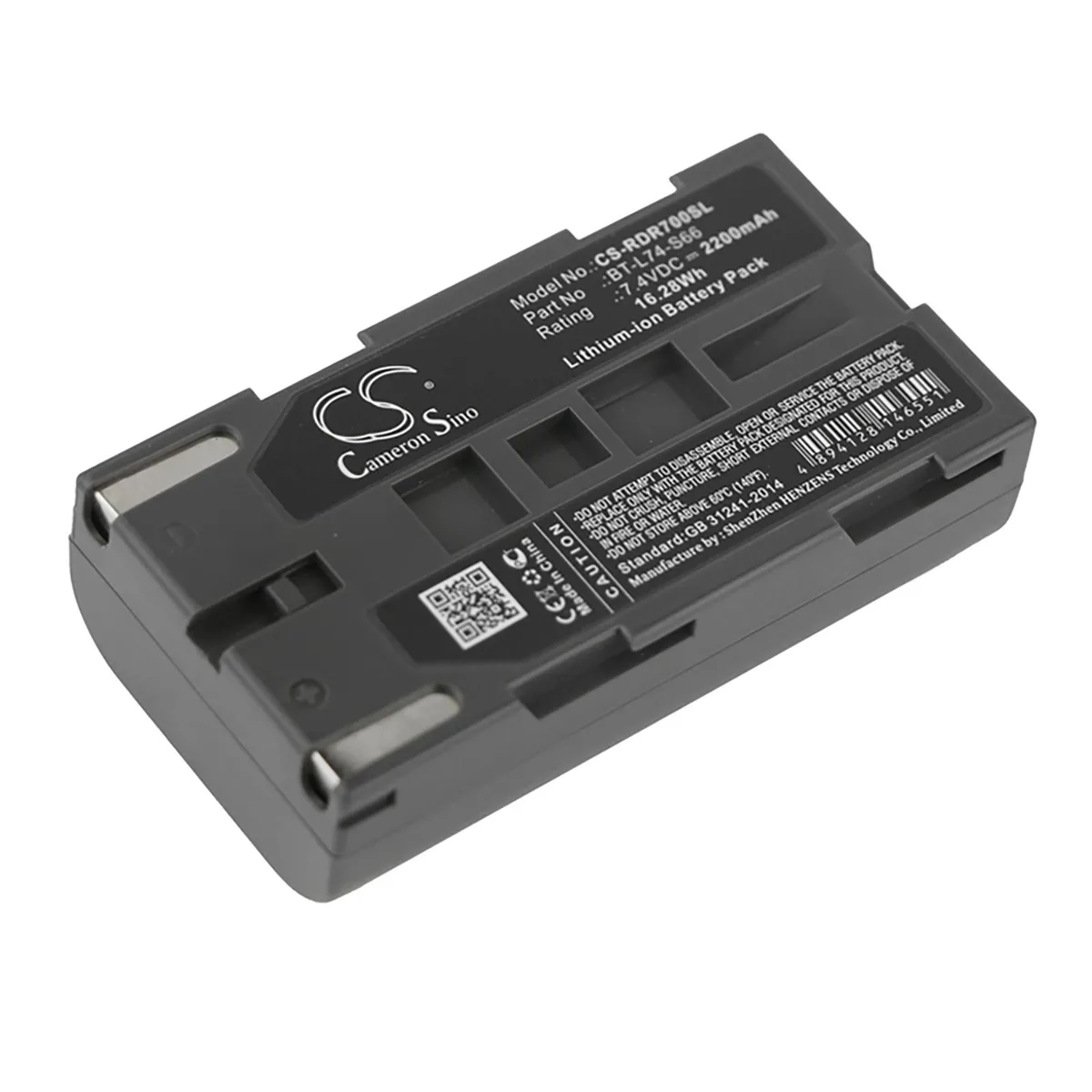 Cameron &amp; Co Cameron &amp; Co DS-CS-RDR700SL GPS Battery 7.4V 2200mAh Black — product photo