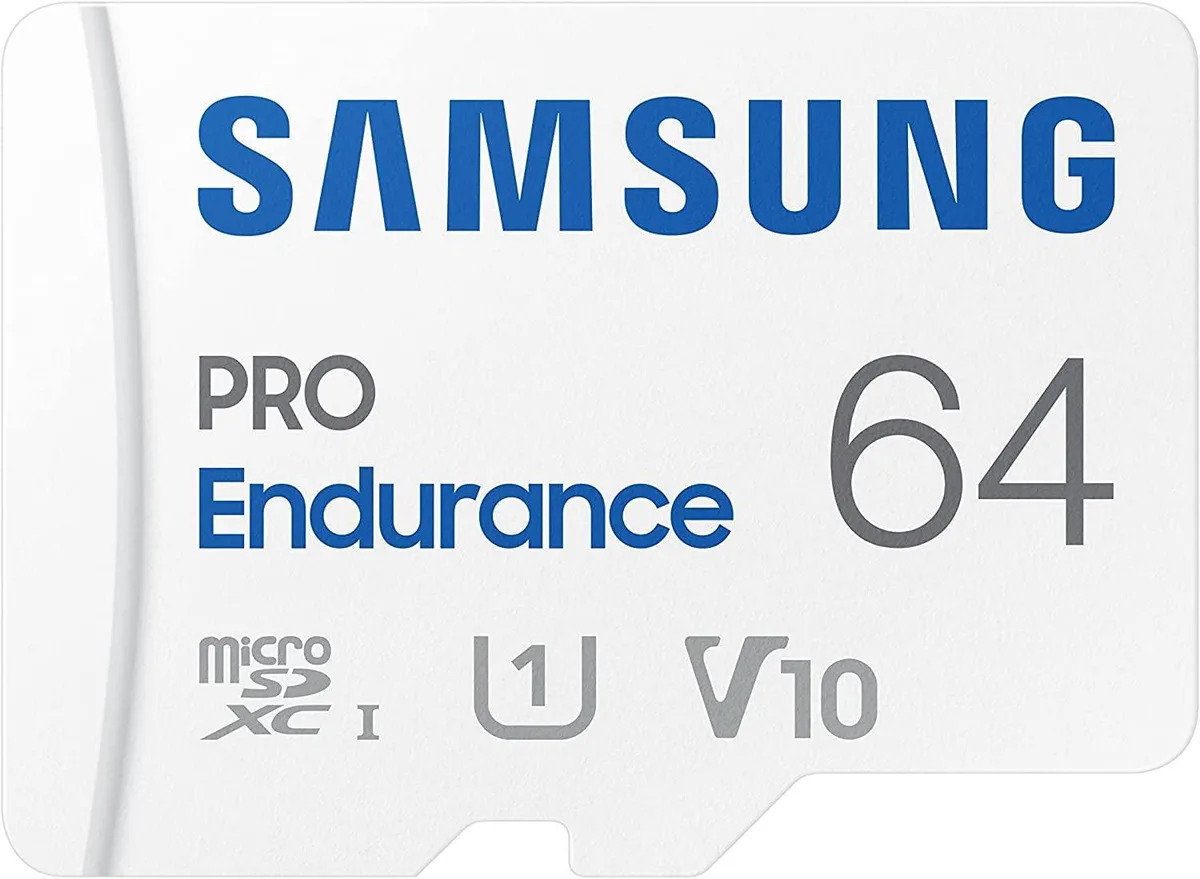SAMSUNG SAMSUNG PRO Endurance 64GB microSDXC UHS-I U1 100MB/s memory card — product photo