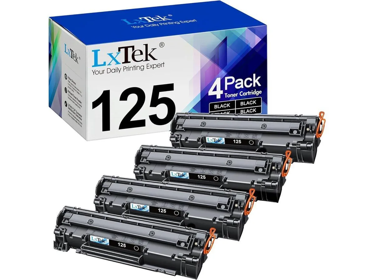 V4ink V4ink 125 CRG-125 Black Toner Cartridge 4 Pack High Yield — product photo