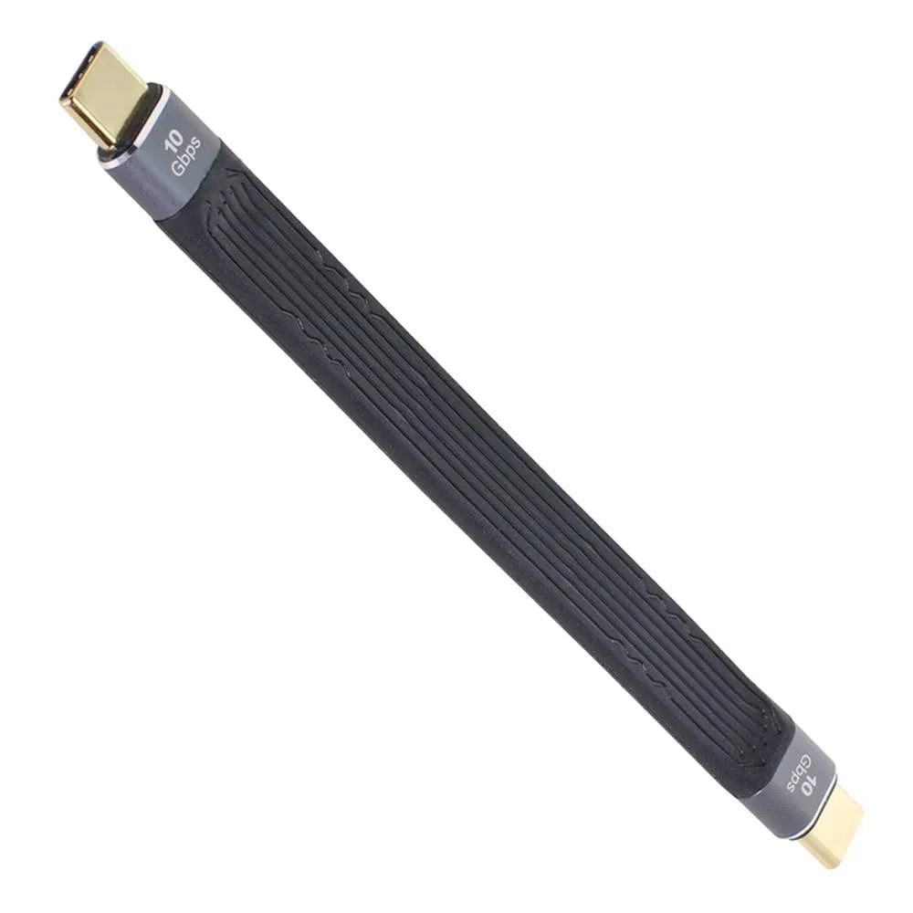 Fervit Fervit USB 3.1 10Gbps USB-C Male to Male Flat Cable 13cm — product photo