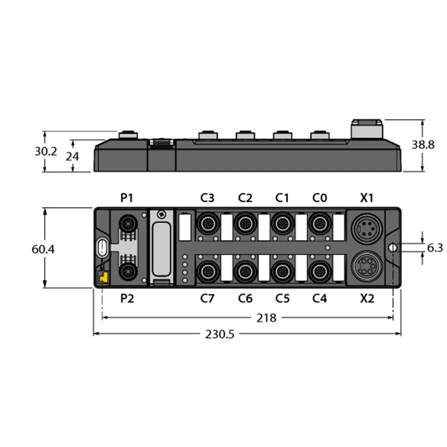Turck Turck TBEN-L5-16DIP 6814085 16 Digital Input Ethernet Module electrician tool — product photo