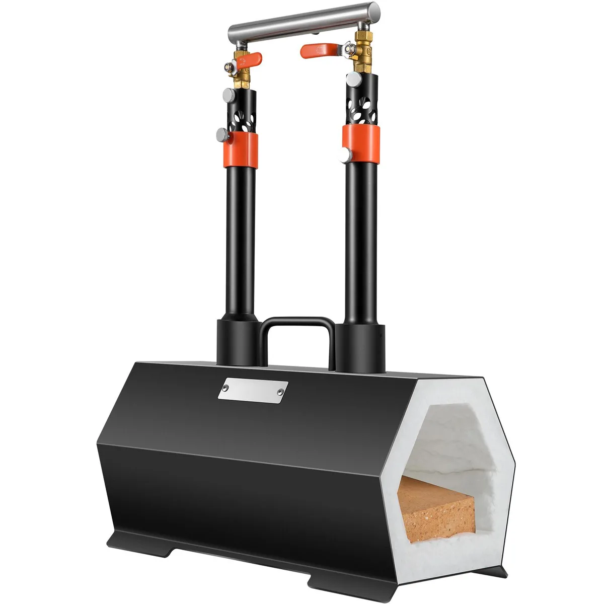 VEVOR VEVOR JHLJS02A Propane Forge Double Burner 2600°F 15.7x8.5x7.5in 22.9lbs — product photo