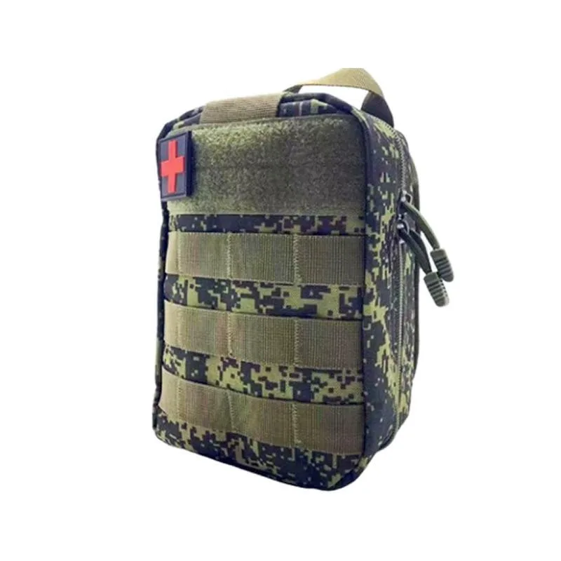 Dot Green First Aid Bag MOLLE Rip-Away Medic Pouch Nylon — product photo