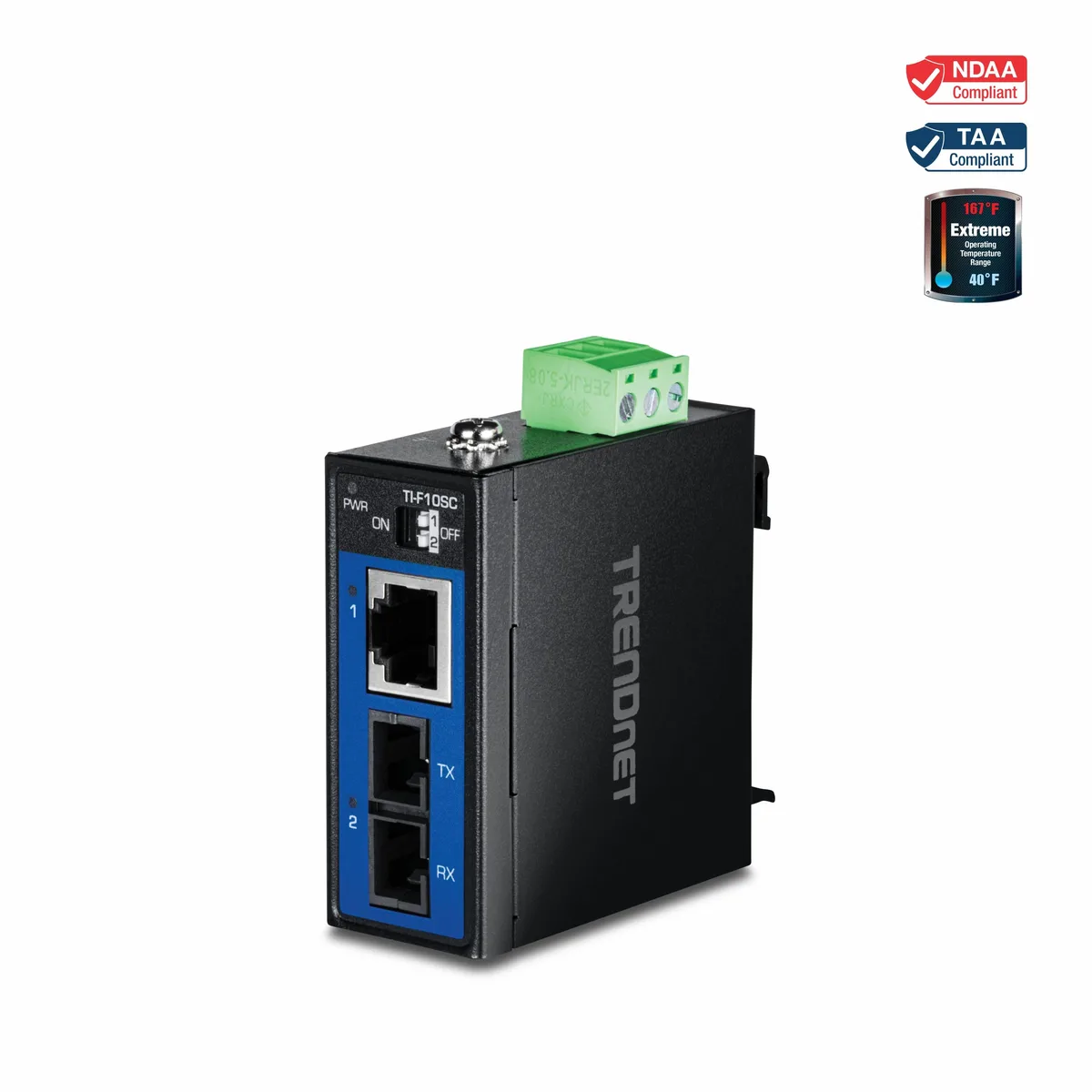 TRENDnet TRENDnet TI-OS300 2.5G PoE++ Outdoor Surge Protector — product photo