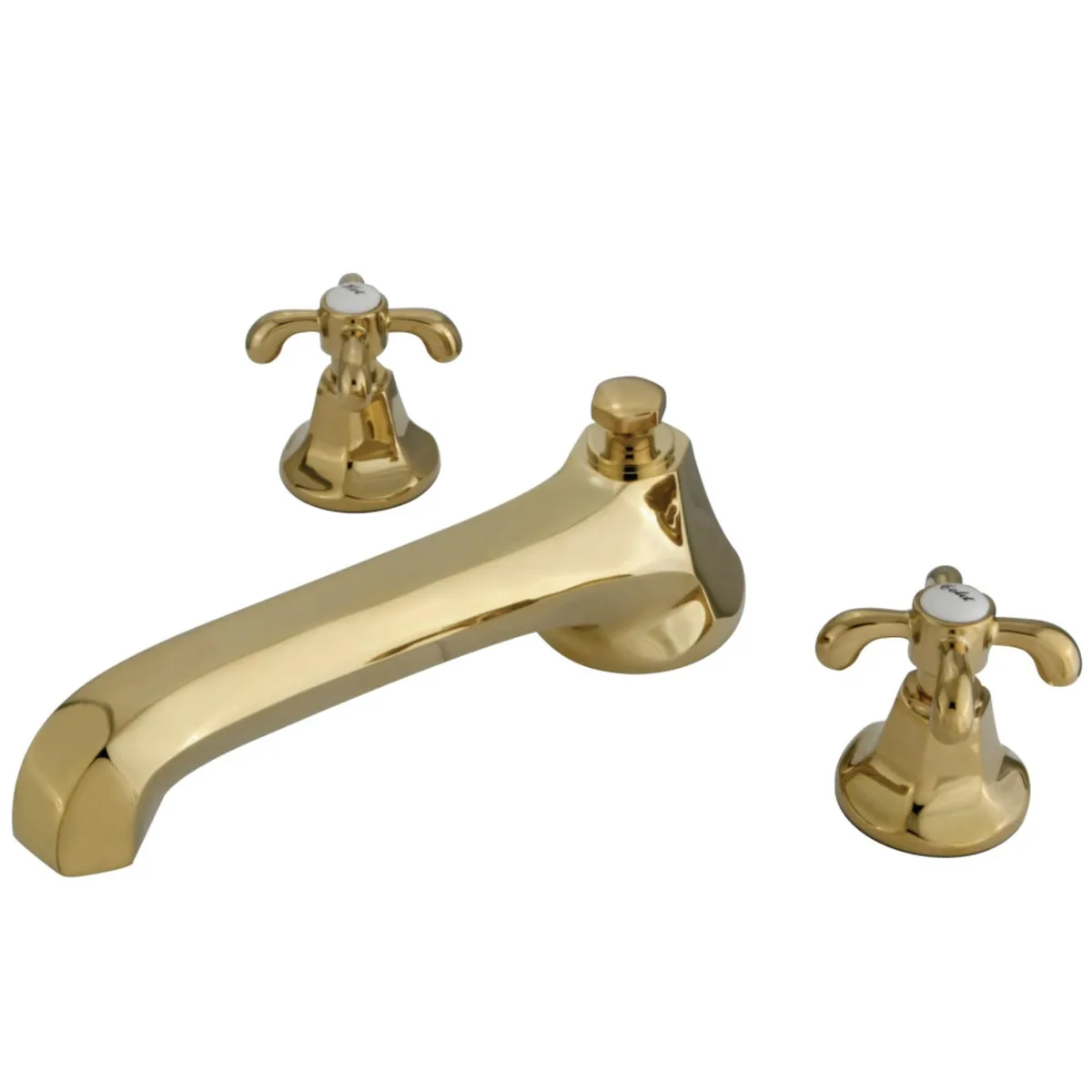 KINGSTON BRASS KINGSTON BRASS KS4302TX Roman Tub Filler Polished Brass bath faucet part — product photo