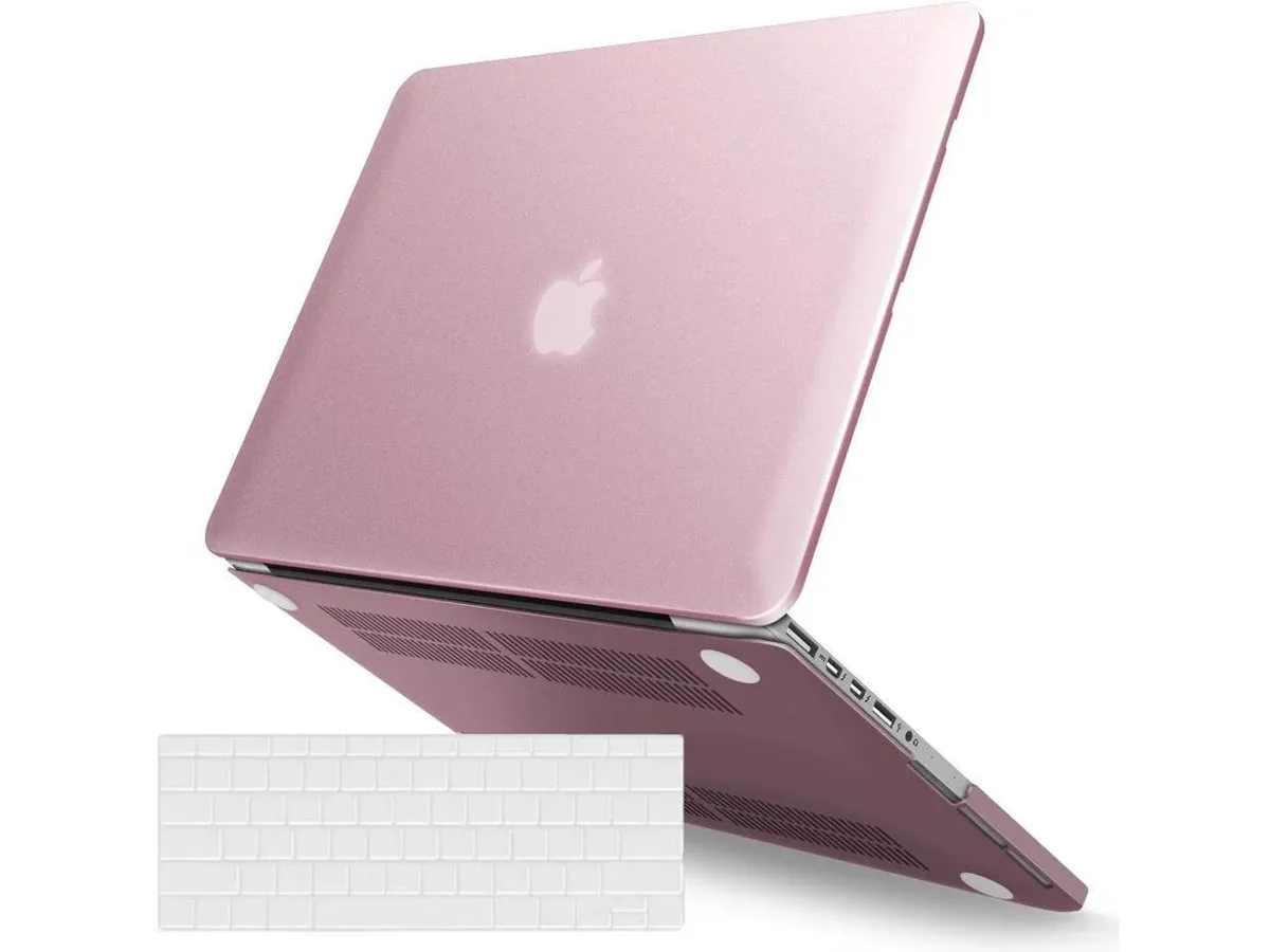 Werleo Werleo A1502 13 inch MacBook Pro Retina hard case Rose Gold with keyboard cover — product photo