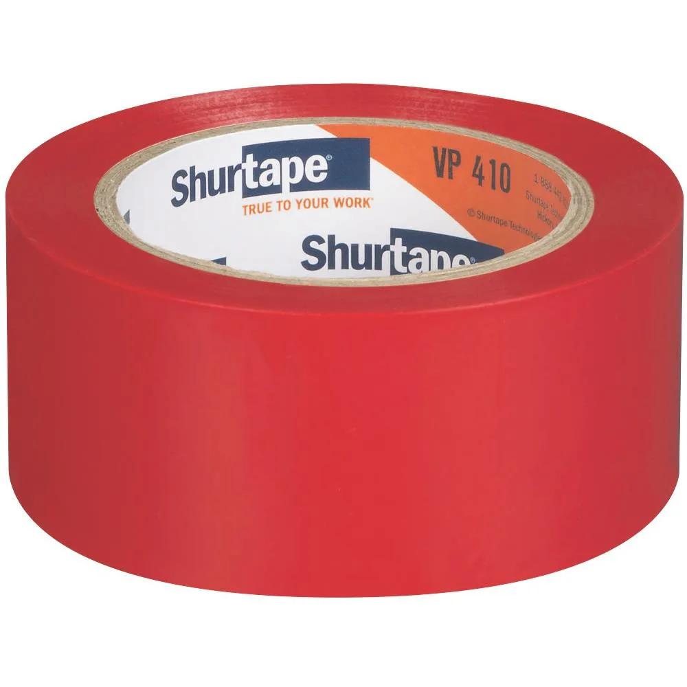 SHURTAPE TECHNOLOGIES, INC. SHURTAPE TECHNOLOGIES, INC. VP-410 Vinyl Film Tape Red 2 in x 36 yds — product photo