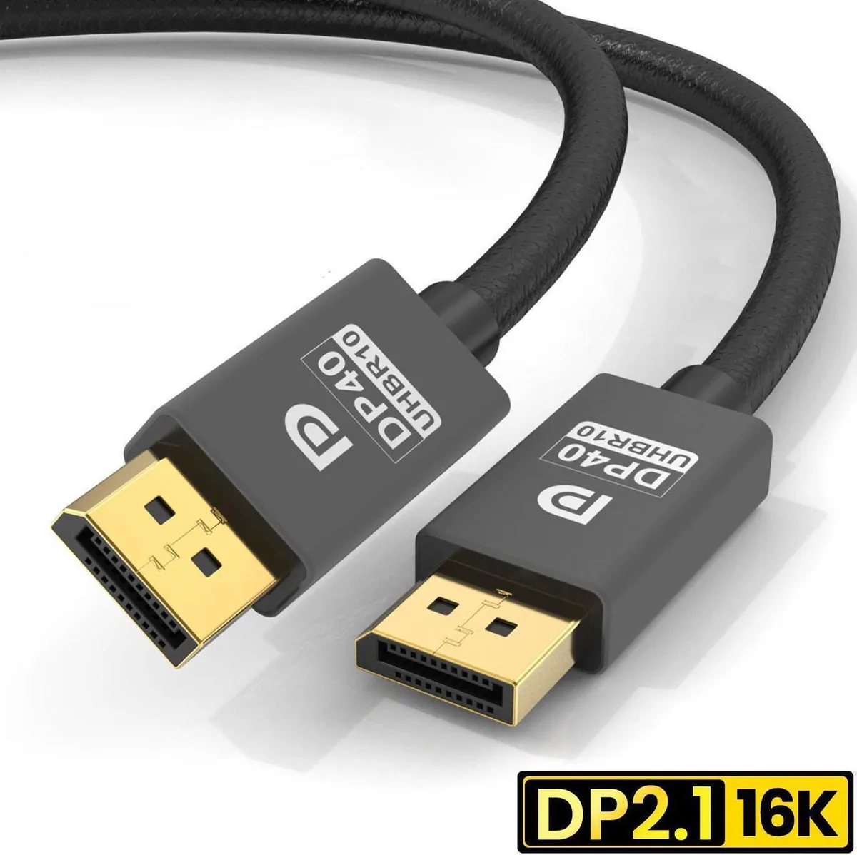 SMUGDESK SMUGDESK DisplayPort 2.1 cable 3.3FT 40Gbps 8K@60Hz 4K@144Hz — product photo