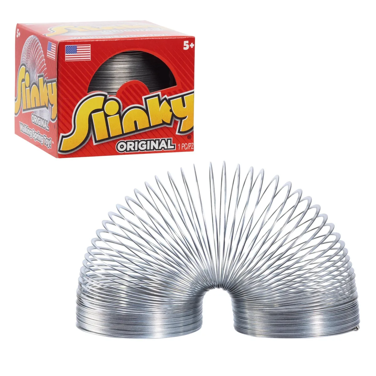  Original Slinky Walking Spring Toy 2.75-inch Metal — product photo