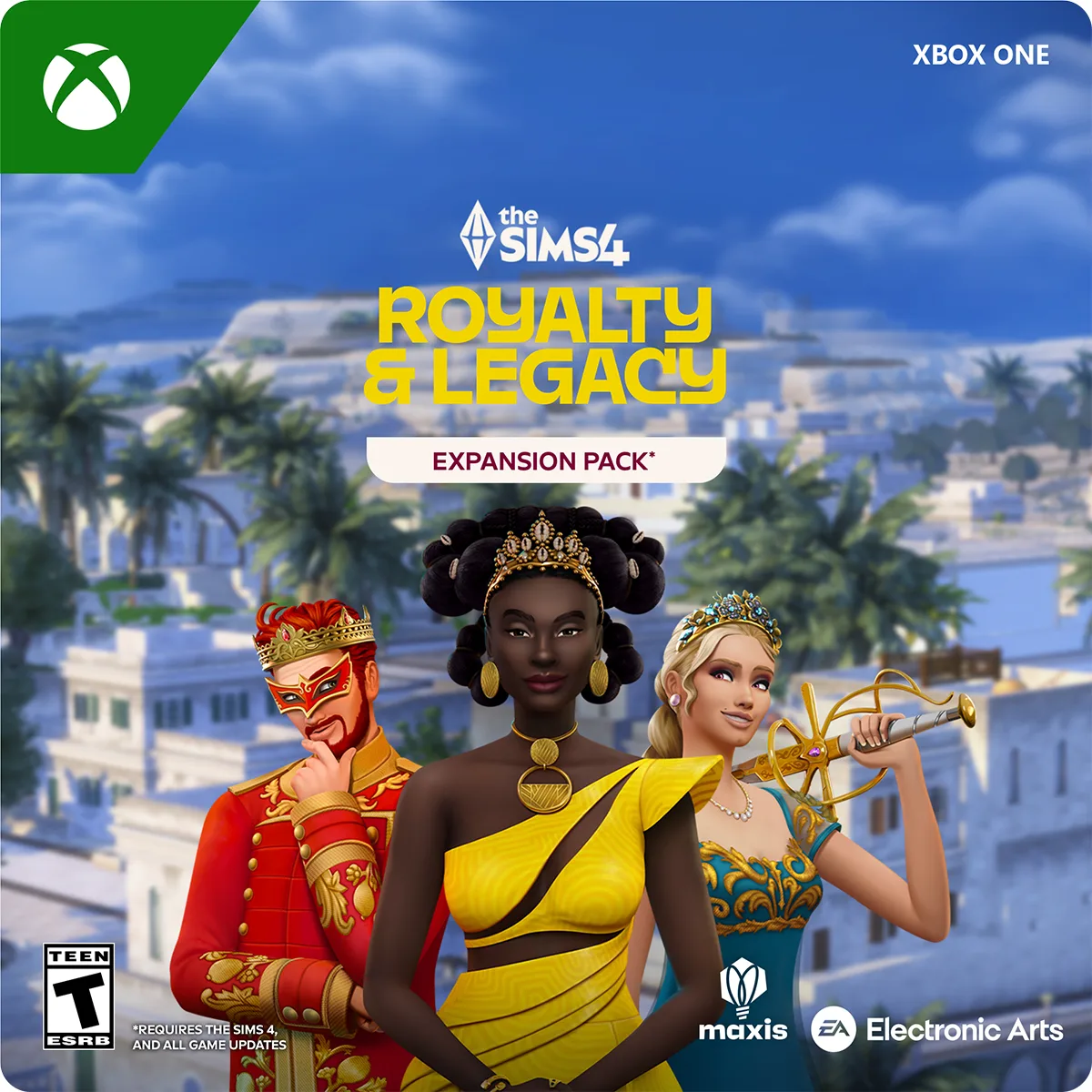 Electronic Arts Electronic Arts EP2-68086 The Sims 4 Royalty &amp; Legacy DLC downloadable game — product photo