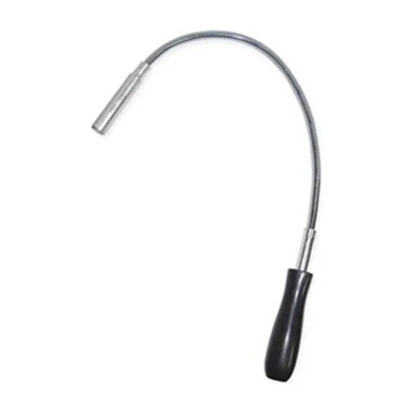 Flexible neodymium magnet strip, 20 inches long, matte dark finish
