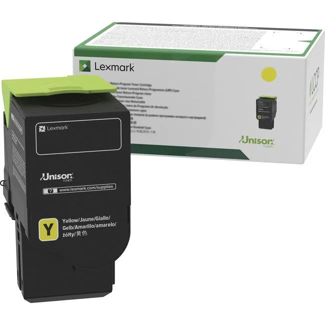 Lexmark Lexmark C2310Y0 Yellow Toner Cartridge 1000 Pages — product photo