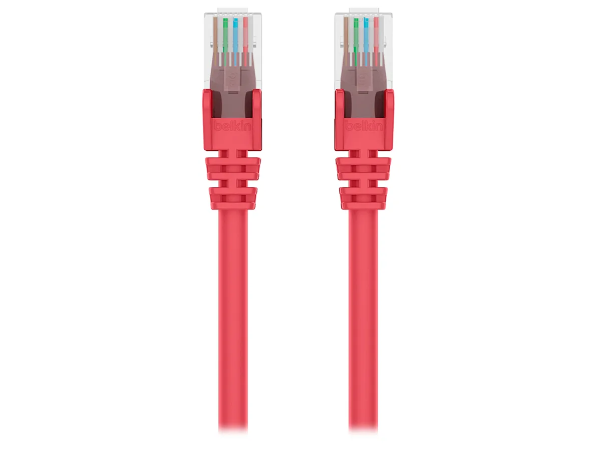Belkin Belkin A3L980-50-RED-S 50 ft Cat 6 network ethernet cable — product photo