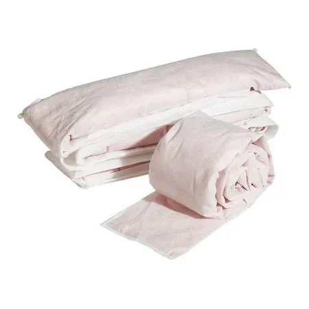 Pink flat sorbent sock, 48 in long, 4 pack
