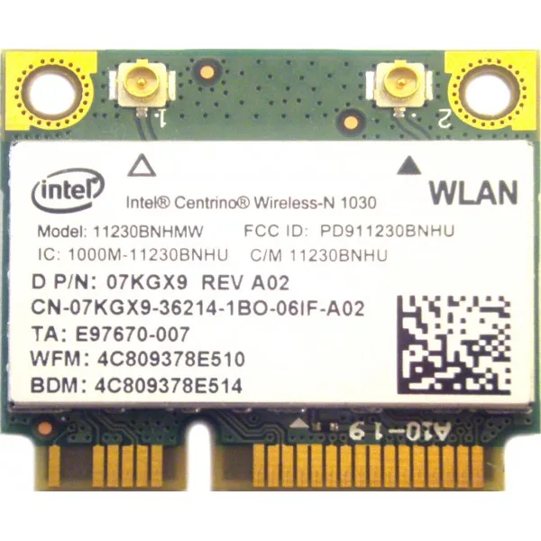 DELL DELL Intel Centrino 1030 Wi-Fi adapter 7KGX9 — product photo