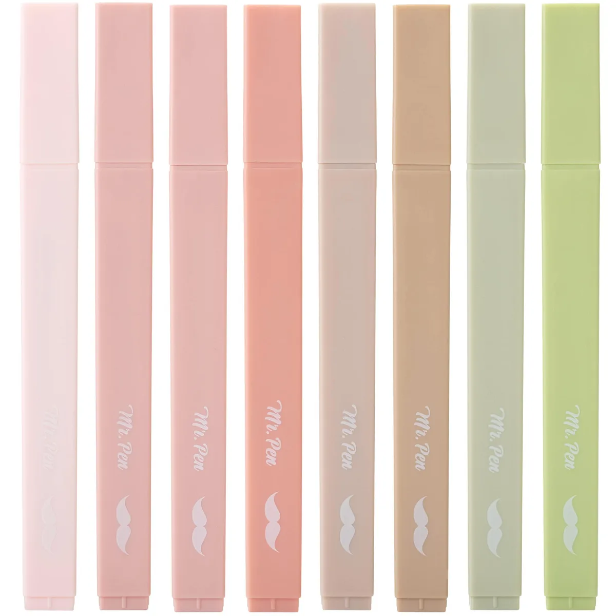 Mr. Pen Highlighters, 8 Pack, Boho Colors, Chisel Tip — product photo