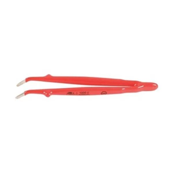WIHA WIHA 75304 Insulated Tweezers 8" Angled Blunt — product photo