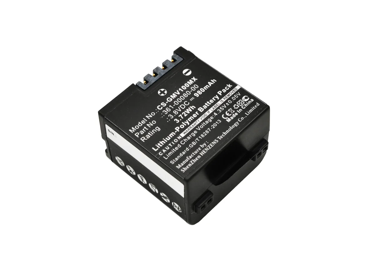 Estry Estry standard battery 1000mAh 3.8V for Virb X Compact Virb X VIRB XE — product photo
