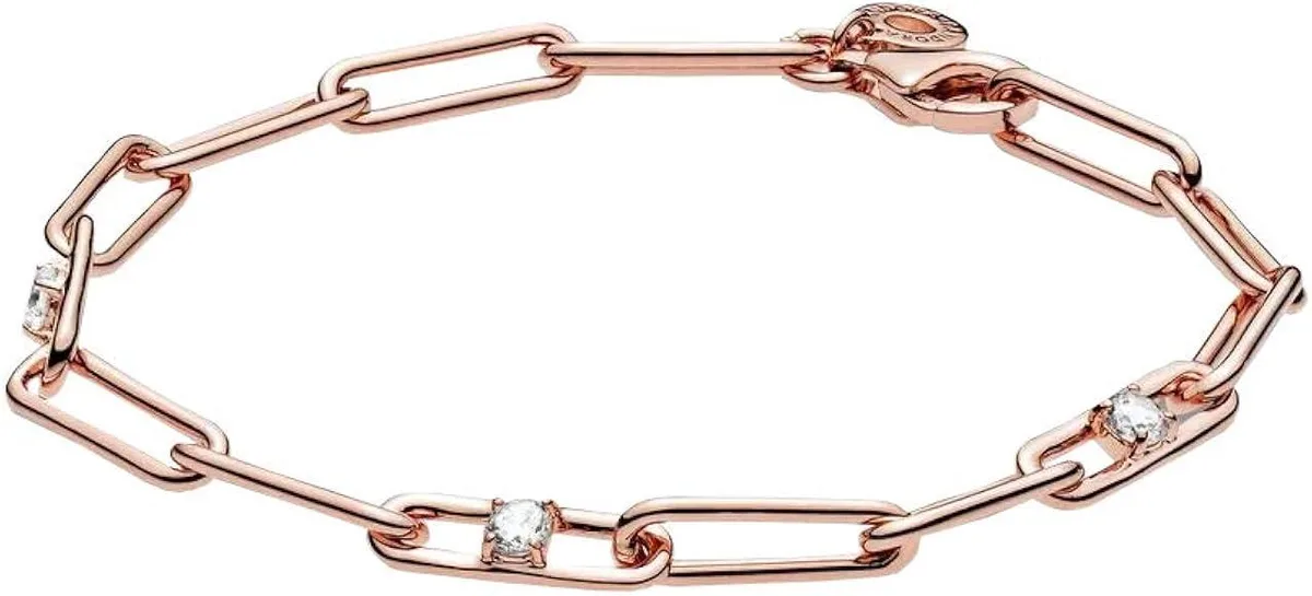 PANDORA PANDORA Link Chain & Stones Bracelet Pandora Rose 14k 8.0 cm — product photo