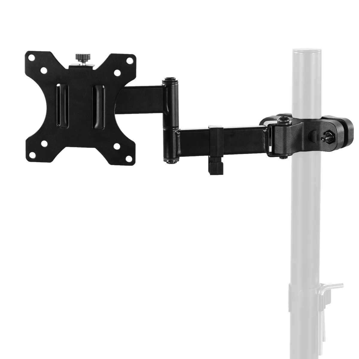 VIVO VIVO Pole Mount Monitor Arm 17–32" 17.6 lbs VESA 75/100 1.1–2.4" Pole — product photo