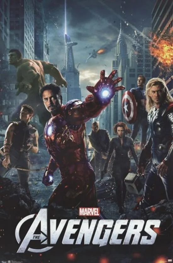 Marvel Avengers poster print 24 x 36 inches on premium heavy stock paper