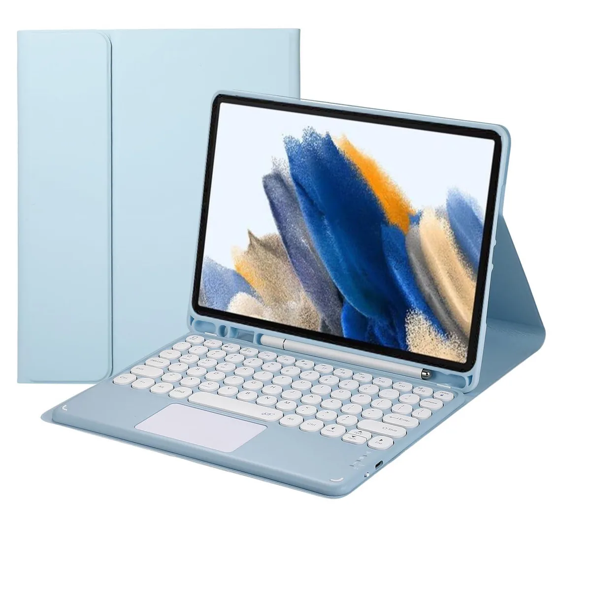 Timoom Timoom Bluetooth Keyboard Case with Touchpad for Samsung Tab A8 10.5" 2022 Blue — product photo